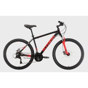 Горный велосипед Stark Indy 26.1 D Microshift черный/красный, 2022