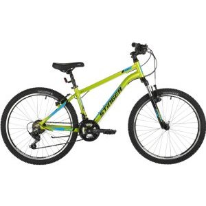 Подростковый велосипед STINGER 24" ELEMENT STD зеленый, алюминий, размер 14"