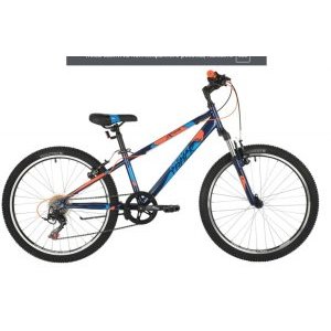 Подростковый велосипед NOVATRACK 24" EXTREME, синий,  стальная рама 11"