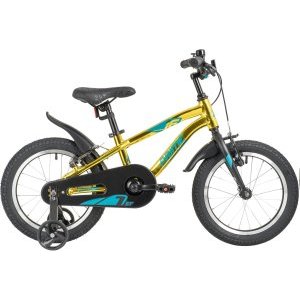 Велосипед детский NOVATRACK 16 PRIME, золотой металлик, 2020