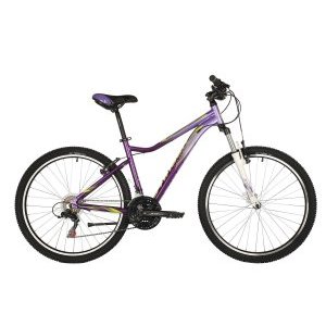 Велосипед женский STINGER 26" LAGUNA STD, MTB, фиолетовый, MICROSHIFT, 2022