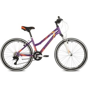 Подростковый велосипед STINGER 24" LAGUNA фиолетовый, алюминий