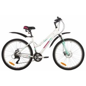 Женский велосипед FOXX 26" BIANKA D белый, алюминий, размер 19, 2021, VX54779