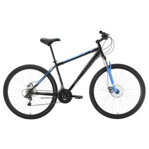 Горный велосипед Stark, Tank 29.1 D Steel, 18, черный/голубой, 2022