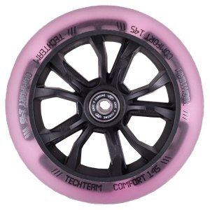 Колесо светящееся для самоката Tech Team Comfort, подшипники ABEC - 9, d - 145 мм, розовый, 294200