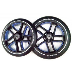 Набор колес для самоката TechTeam, 2 колеса, 230 мм + 200 мм, 4 подшипника ABEC 9, 510027 купить на ЖДБЗ.ру