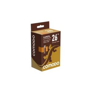 Камера велосипедная COMODO, 26 x 2.125/2.40 (52/62 - 559), AV40мм, бутиловая, TBCM262125AV40BT