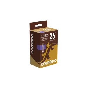 Велокамера COMODO, 26 x 2.125/2.40 (52/62-559), FV 48 мм, бутиловая, TBCM262125FV48BT купить на ЖДБЗ.ру