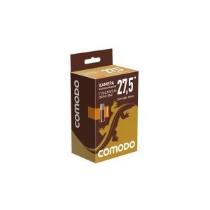 Велокамера COMODO, 27.5 x 2.125/2.40 (52/62-584), AV 40 мм, бутиловая, TBCM272125AV40BT купить на ЖДБЗ.ру