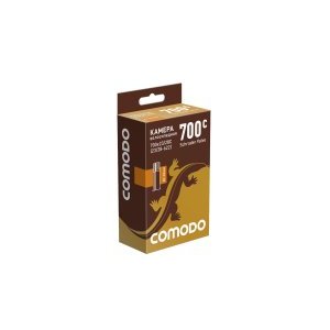 Велокамера COMODO, 700 x 23/28C (23/28 - 622), AV 40мм, бутиловая, TBCM70023AV40BT