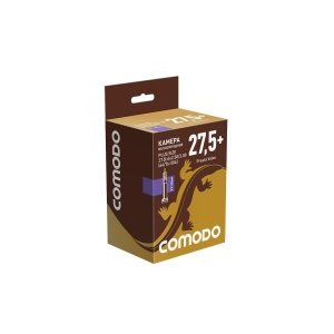 Велокамера COMODO, PLUS SIZE 27.5(+) x 2.50/3.00 (64/76 - 584), FV 48мм бутиловая, TBCM27250FV48BT