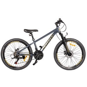 Подростковый велосипед Maxiscoo Cord Horizon, 24, 21 скоростей, серый матовый, 2023