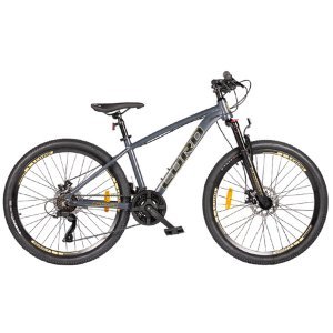 Городской Велосипед Maxiscoo Cord Horizon, 26, 24 Скорости,  серый матовый, 2023
