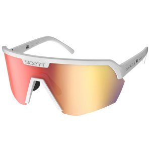 Очки велосипедные SCOTT Sport Shield, white matt/red chrome, ES281188-0196192