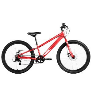 Подростковый велосипед FORWARD SPIKE 24 D, 24", 7 скоростей, 2023, VX23357