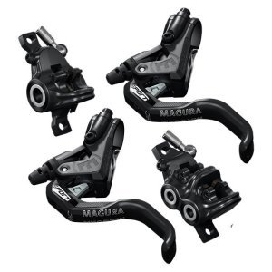 Тормоз велосипедный Magura MT Trail Sport Disc Brake - Set FW+RW-black/ mystic grey, комплект передний + задний, 2701389