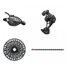 Группсэт SRAM XX1 Eagle Kit 1x12-speed, Trigger Shifter, кассета XG-1295 10-52 t ,цвет чёрный, SRAMXX1Eaglekit