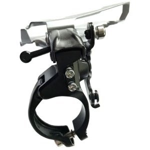 Суппорт-переключатель велосипедный SHIMANO ALTUS, передний, двойная тяга, верхний хомут, 34,9 мм, 44/48 зубьев, 2-8193